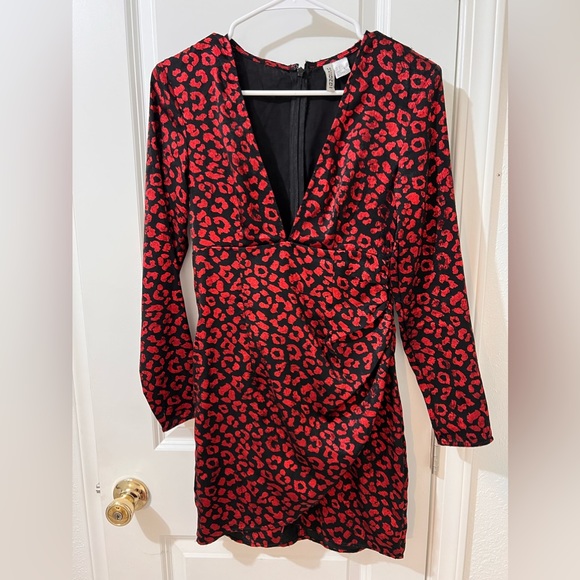 Black and Red H&M Dress Size 2 - Picture 5 of 5